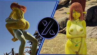 Cosplay, Shrek's Ex-Wife Fiona Cheats with an Orc in a Barn