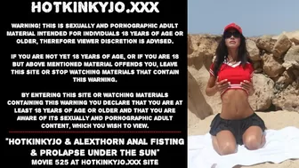 Hotkinkyjo & AlexThorn Butt Sex Fisting & Prolapse under the Sun