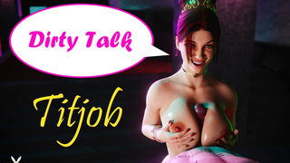 Nasty Talk Titjob - your cock will explode between the melons of Scarlet Fyre, our new OC