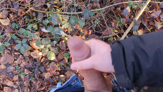 Risky hand-job on a busy hiking trail - we almost got caught
