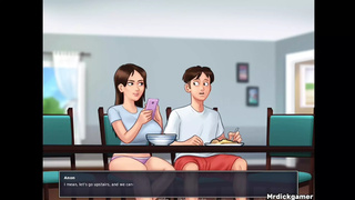 Summertime saga banged my step sister and got her pregnant