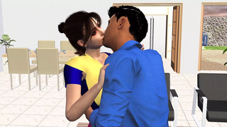Step-Mom Step-Son Passionate Sex After Step-Son Caught Her With Other Husband