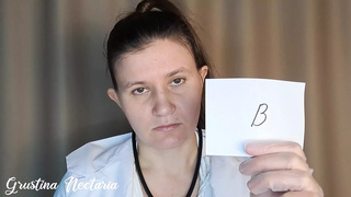 Toxic Russian doctor tried to dominate during the medical examination, but rammed her in a mouth