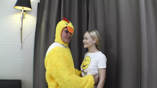 Emily Sweety Gives Up Her Teenage Butthole to a Boy Twice Her Age