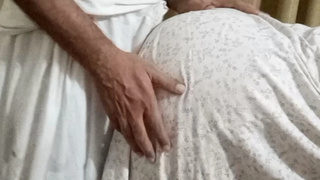 Real Pakistani alluring amber khan local home made sex film with man in dogy style huge rear-end