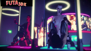 Futa3DX - Androids Get Railed HARD IN Cyber Fuckfest