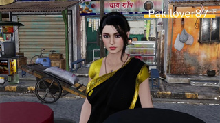 Animation desi wifey plowed by shopkeeper