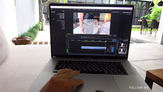 Stepbrother spied on his stepsister filming her cumming and decided to help her