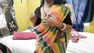 Bade titties wali desi bahu apne sasur ji ke aage ghodi bankar randi ki tarah chudi