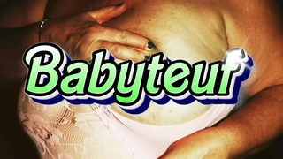 Stepmom rides her stepson. She swallows him, fucks him, and licks his sperm.