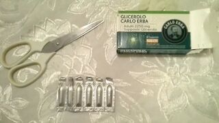 Glycerin Suppositories - Ass-Sex Slave Exam
