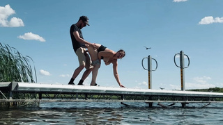 Sex on Lake for ANYONE to See!