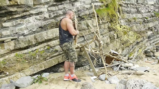 Muscle babe fuck her musle man