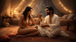 Desi college bitch rides hard with bf and blows cunt