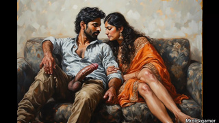 Sweet slim indian village lady sex with her tution sir