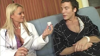 Gigantic Tit Blonde Fertility Doctor Makes House Call