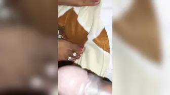 Fine neighbour round booty pounded cowgirl