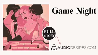 Game Night | Butt Sex Threesome Erotic Audio Sex Story ASMR Audio Porn for Women MMF MMF Lovers Bj