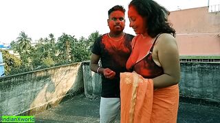 18yrs tamil husband fucking 2 gorgeous milf bhabhi together at holi day