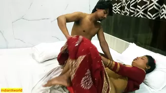 Indian owner poked Bengali housemaid!! His wifey wasn't home! Real sex