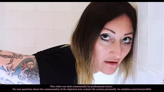 "PISS IN MY BUTT, I'M A LADY!" EXTREME ASS SEX GAPE - pissing inside her bum with no mercy! CONSENSUAL BUTT-SEX PISSING