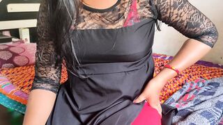 Stepsister seduces stepbrother and gives first sexual experience, clear Hindi audio with Hindi sleazy talk - Roleplay