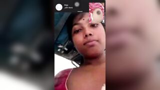 WhatsApp Movie call showing Tits and twat