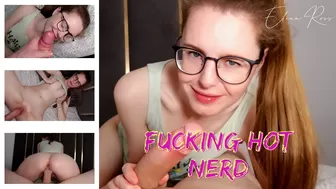 Passionate red-head nerd needs to be hammered hard - Elena Ross