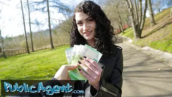 Public Agent she rides and blows and likes a good hard spanking too