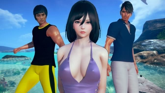 AI Shoujo Asian cutie Nonomi shags Bruce Lee in realistic 3D animated sex multiple orgasms SUBTITLED UNCENSORED