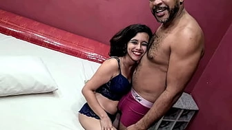 Brazilian extra small milf doing interacial ass-sex sex and getting cum-shot