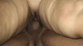 Charming vagina ex-wife hard fucking a gigantic penis and cums together