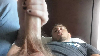 Humongous Cock Gets a Youngster Hand-Job
