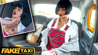 Fake Taxi Super Charming French Student Seduces Taxi Driver for a Free Ride