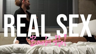 Wake up it's time for sex - Sexy Chinese teenie gets her twat licked and hammered in the morning - Real Sex with Baebi Hel