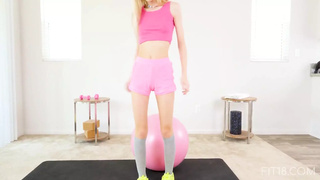 88lb Thin Thin Teenie Chanel Shortcake Wants to Be Fitness Model