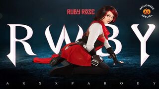 Busty Ginger Maddy May As RWBY RUBY Gets Your Dong VR Porn