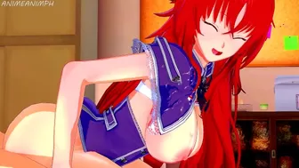 RIAS GREMORY FROM HIGH SCHOOL DXD FUCKS YOUR DONG - UNCENSORED ASIAN CARTOON