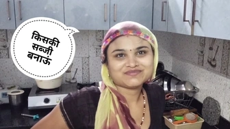 Dirty Housewife Indian Desi bhabhi With Cooking Making by - VinodShorts