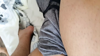Step mom hand-job step son schlong before boy comes back from work