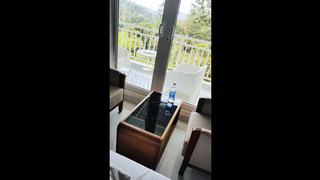 Telugu lovers fucking in day and night in their honeymoon at hotel in munnar kerla