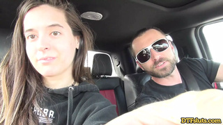DTFSluts - Had sex in the car with Abbie Maley and James Deen