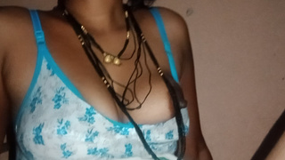 Made Desi Bhabhi wear mangalsutra and bra and nailed her with my fat schlong